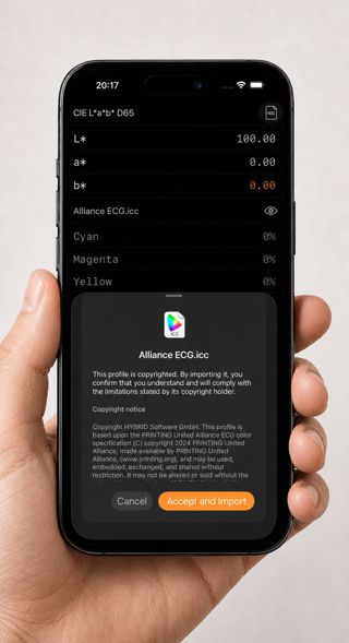 calc ICC on iPhone